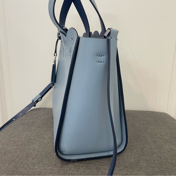 KATE SPADE Magnolia Street Mini Mina Eyelet Satchel - Pastel Blue - Picture 5 of 15